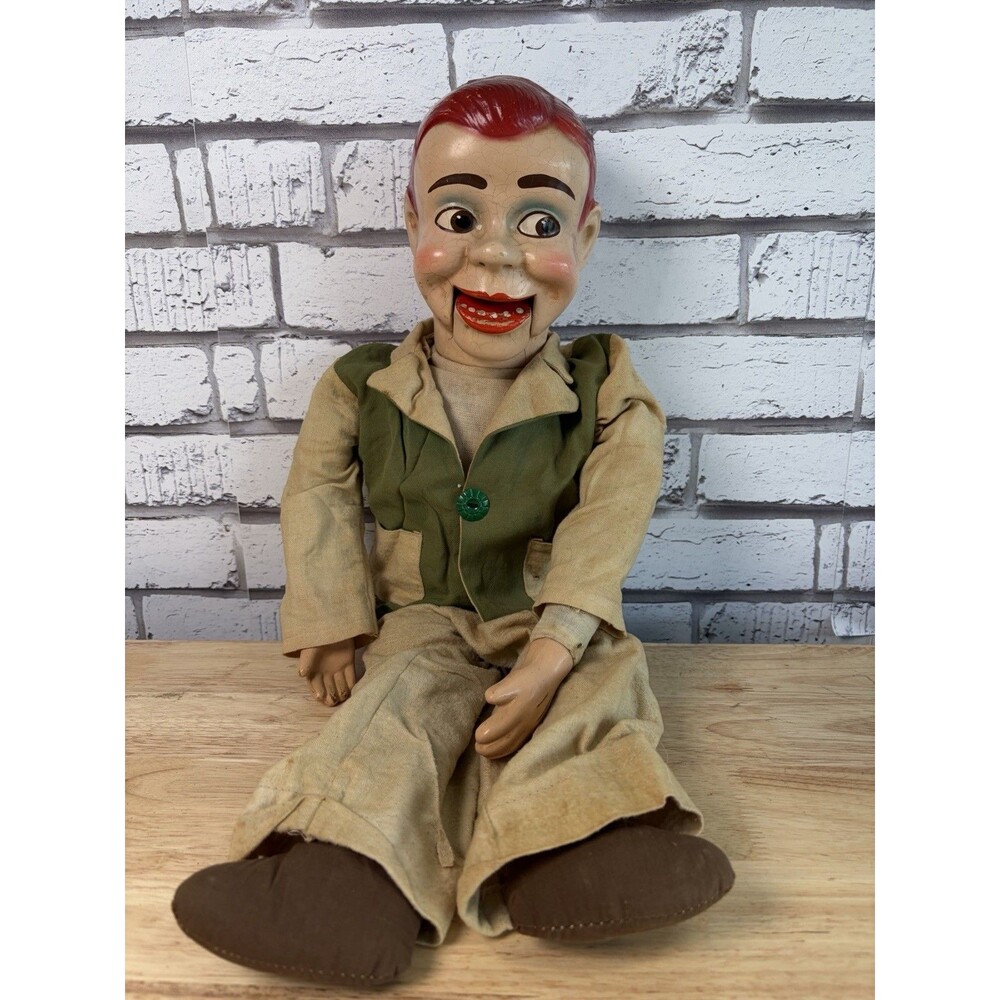 JERRY MAHONEY 24” Ventriloquist Dummy Puppet Figure Doll Vintage 1950s  Project